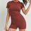 Thumbnail: Solid Color Bodycon  Jumpsuit