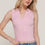 Thumbnail: Sleeveless Polo Spring Sweater      