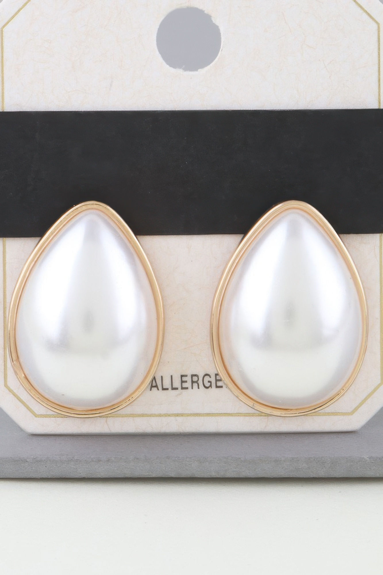 Modest Pearl Teardrop Earrings