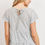 Thumbnail: Dot Textured Print Jersey Ruffled Short Sleeve Top