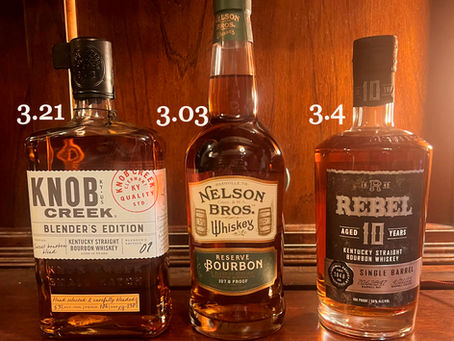 Meeting #29: July '26 - Knob Creek Blender's, Nelson Brothers Reserve, Rebel 10-Year SB