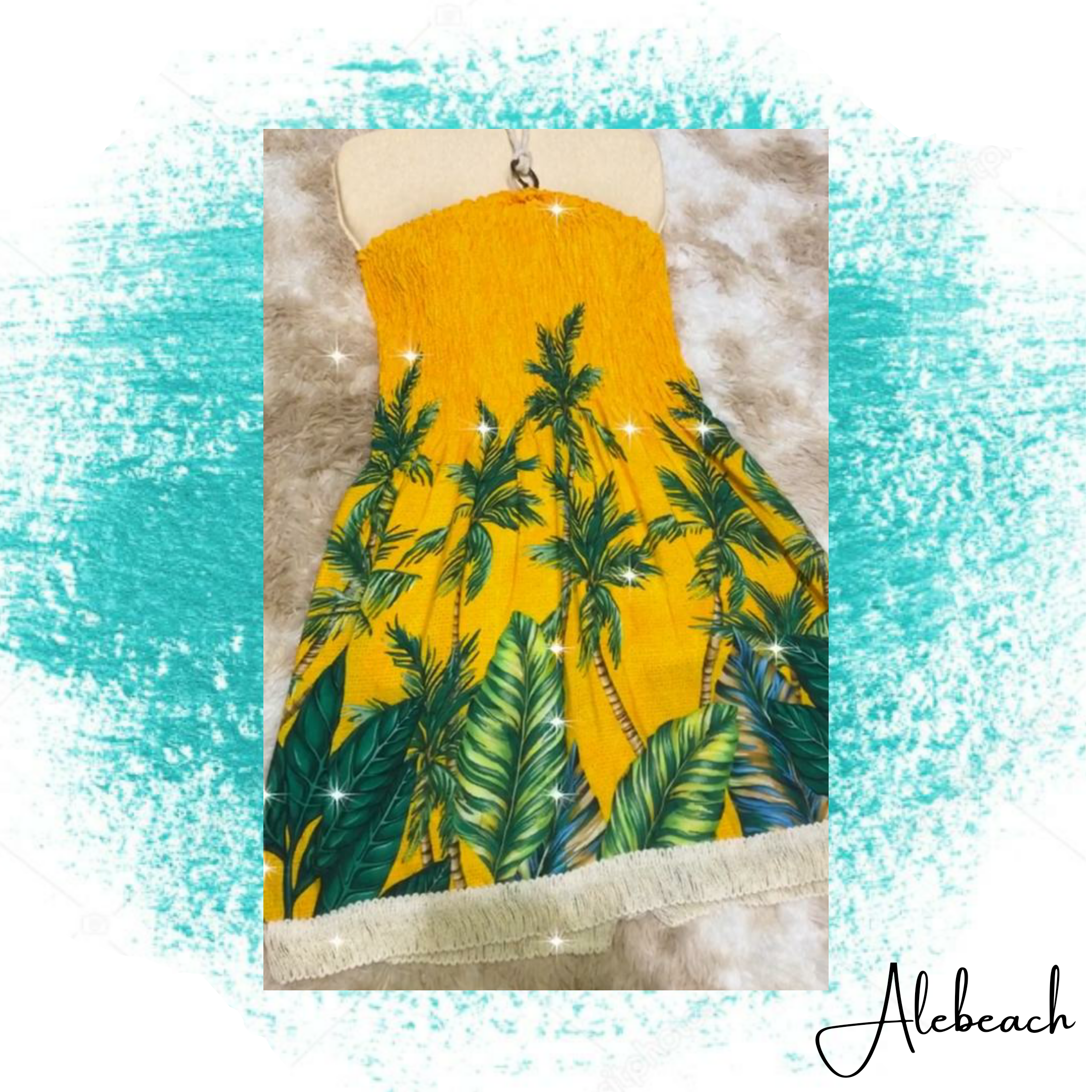 Vestido com elastano