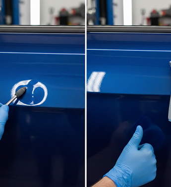 Paintless Dent Repair Before and After
