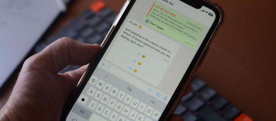 Chatbot as efficient as a human coach for goal-attainment.