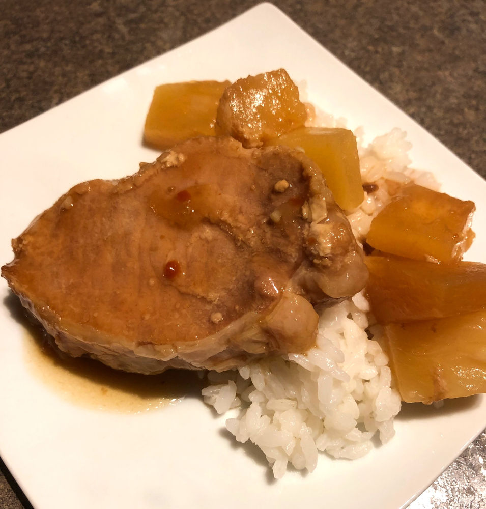Brantview Farms Maple Maple Hawaiian Crock Pot Pork Chops