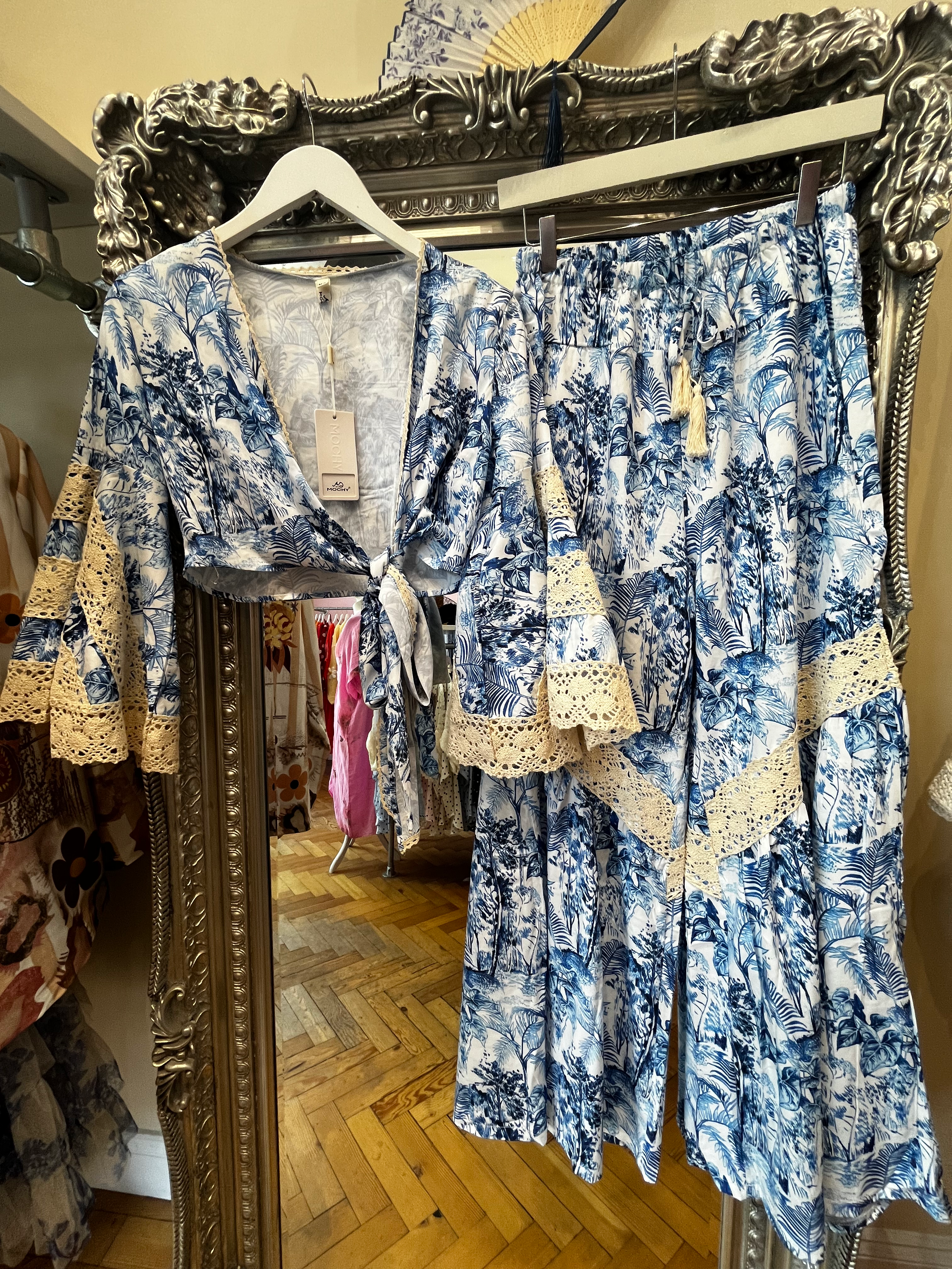 Spanish Blue Co-ord Set