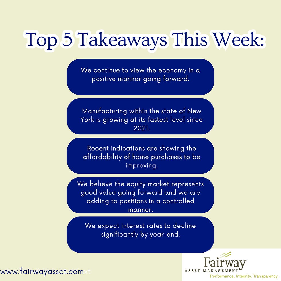 Top Five Takeaways for 8/21/26