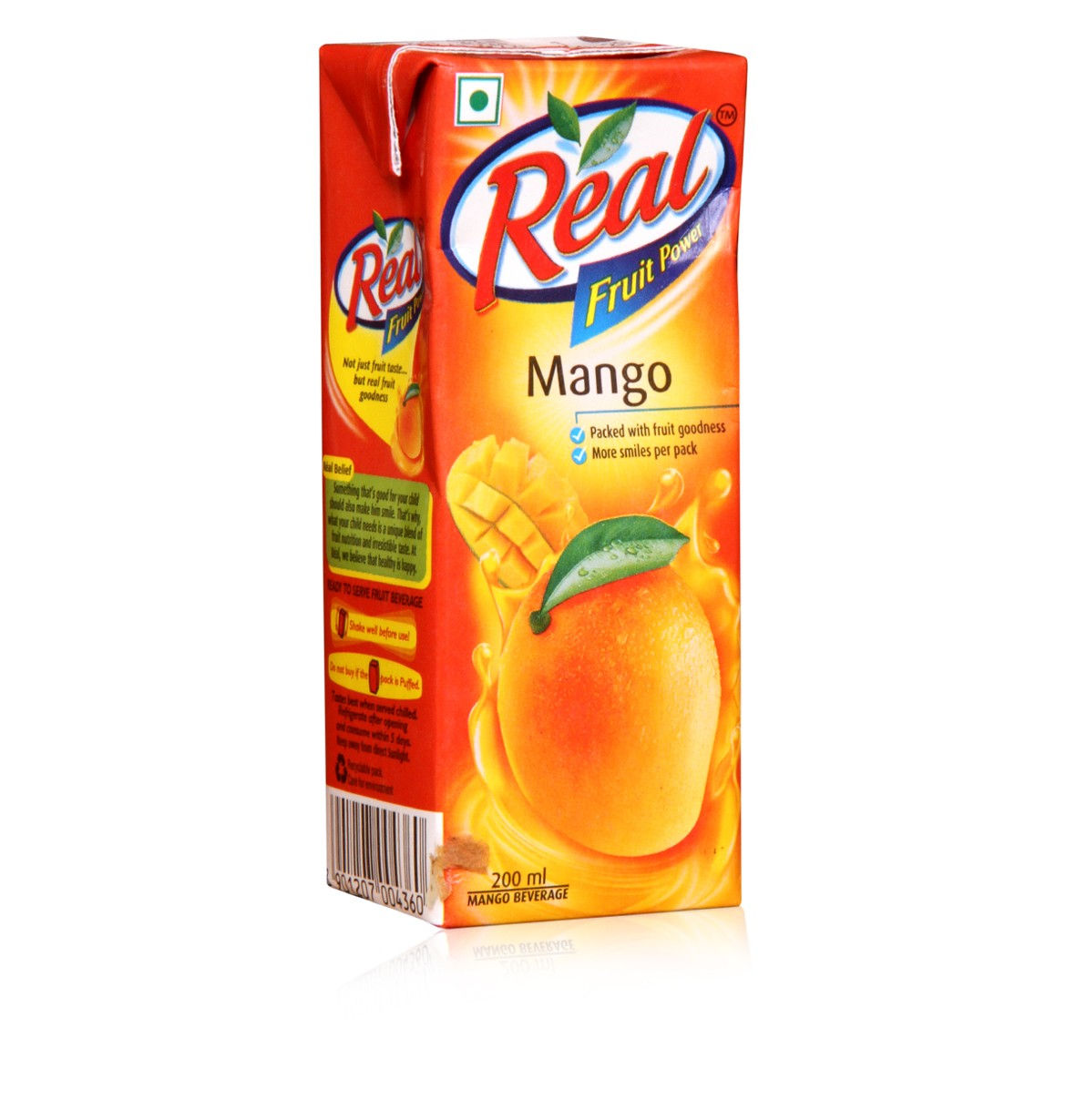 Real Juice,Fruit Power - Mango (Aam), 200 ml