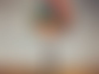 a man holding colourful balloons in a farm