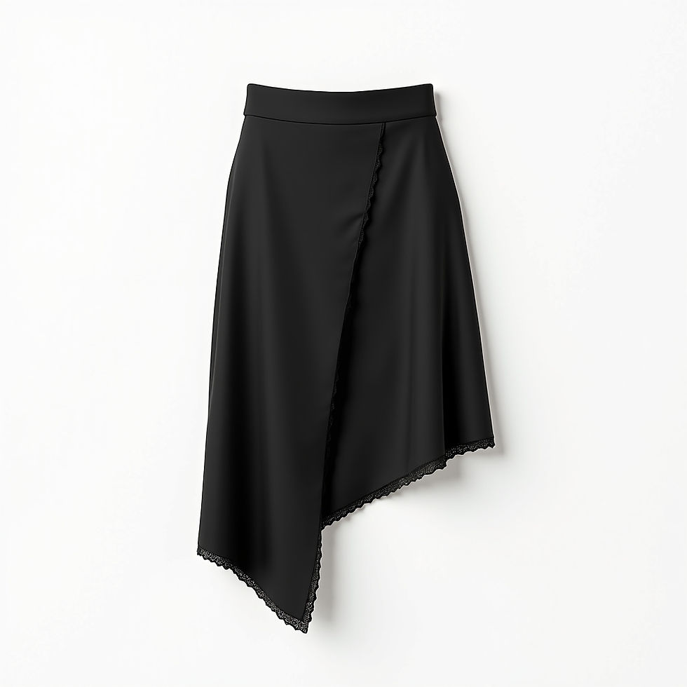 Asymmetrical Hem Skirt