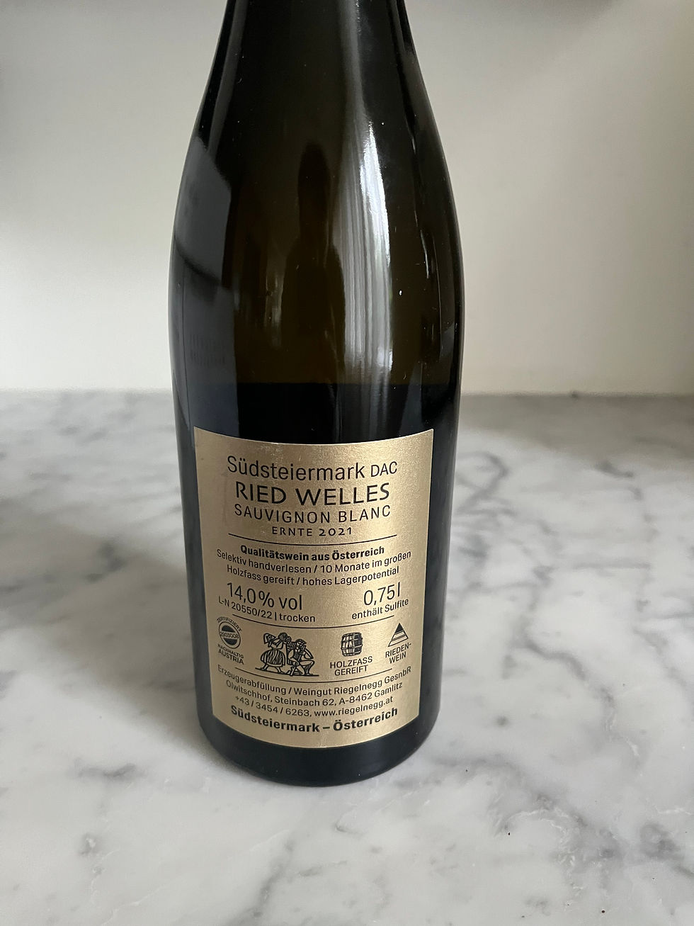 Thumbnail: Riegelnegg Welles Sauvignon Blanc 2021
