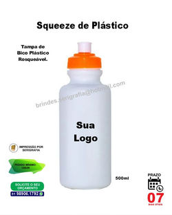 SQUEEZE DE PLÁSTICO PERSONALIZADO EM RECIFE PE 6