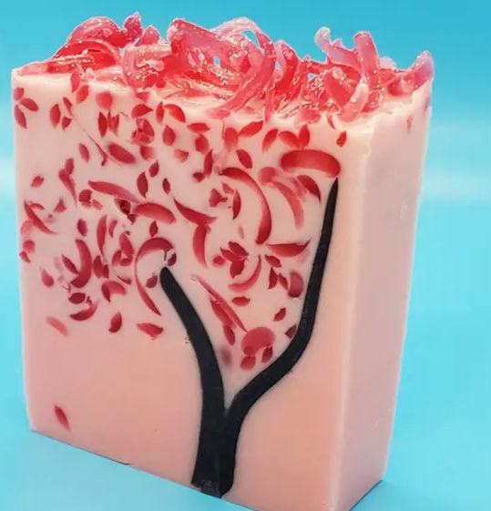 Soap- Cherry Blossom- Glycerin, Shea and Coconut milk