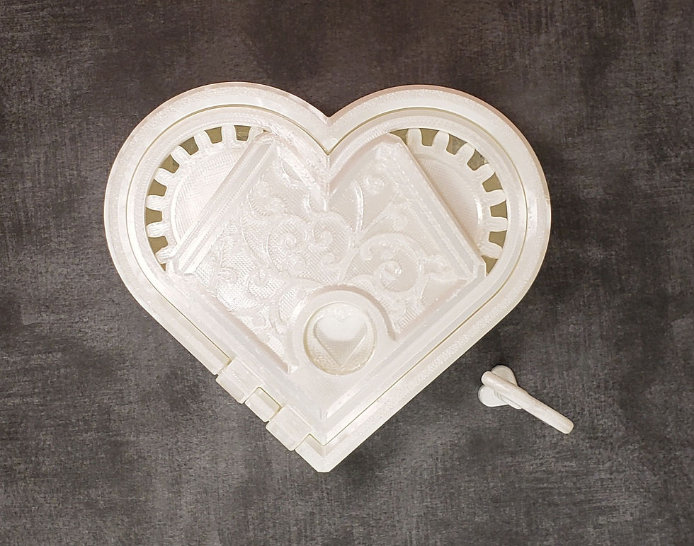 Geared Heart Gift Box