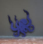 3D printed octopus shaped bookmark