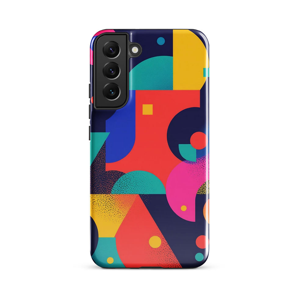 Thumbnail: Retro Geometric Abstraction No.2 - Tough Samsung® Case