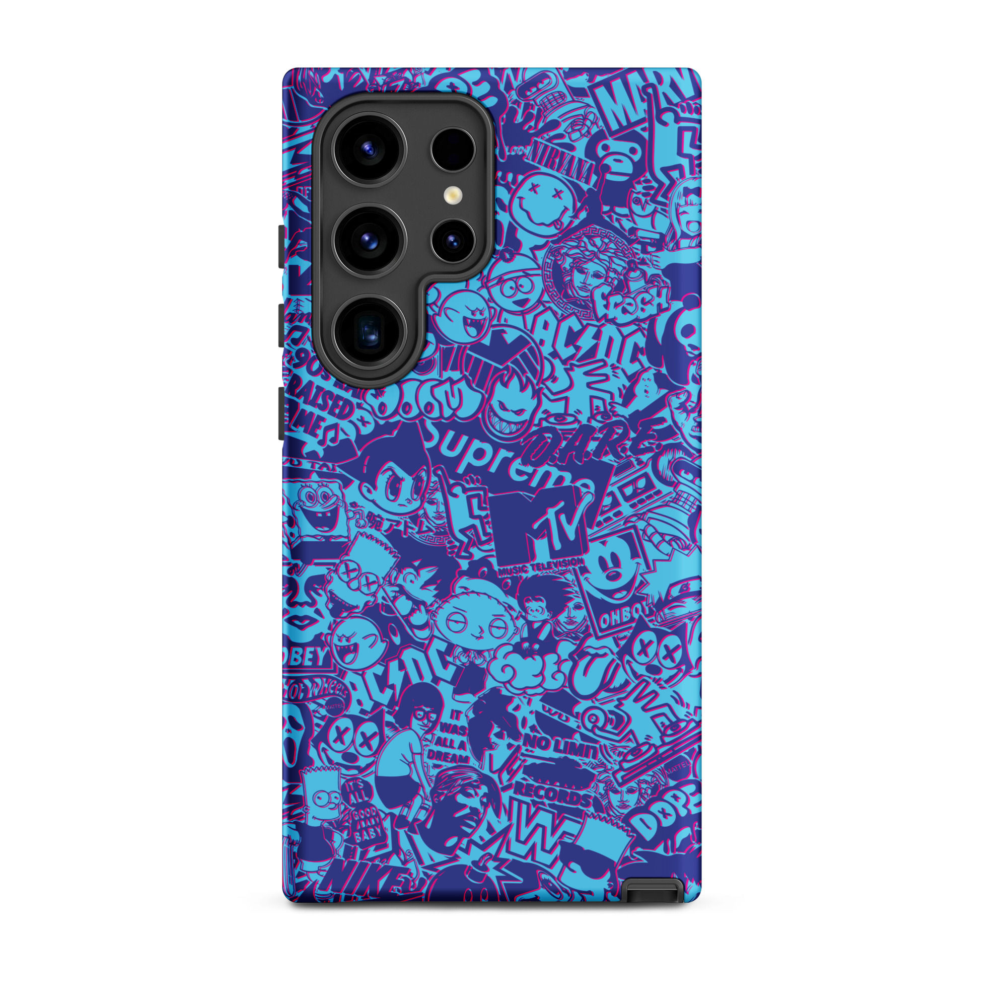 Pop Culture Logo Collage (Anaglyph) - Tough Samsung® Case