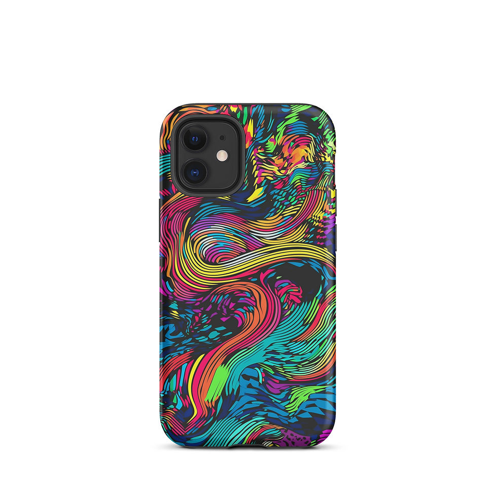Thumbnail: Psychedelic Dragon Scale - Tough iPhone® Case
