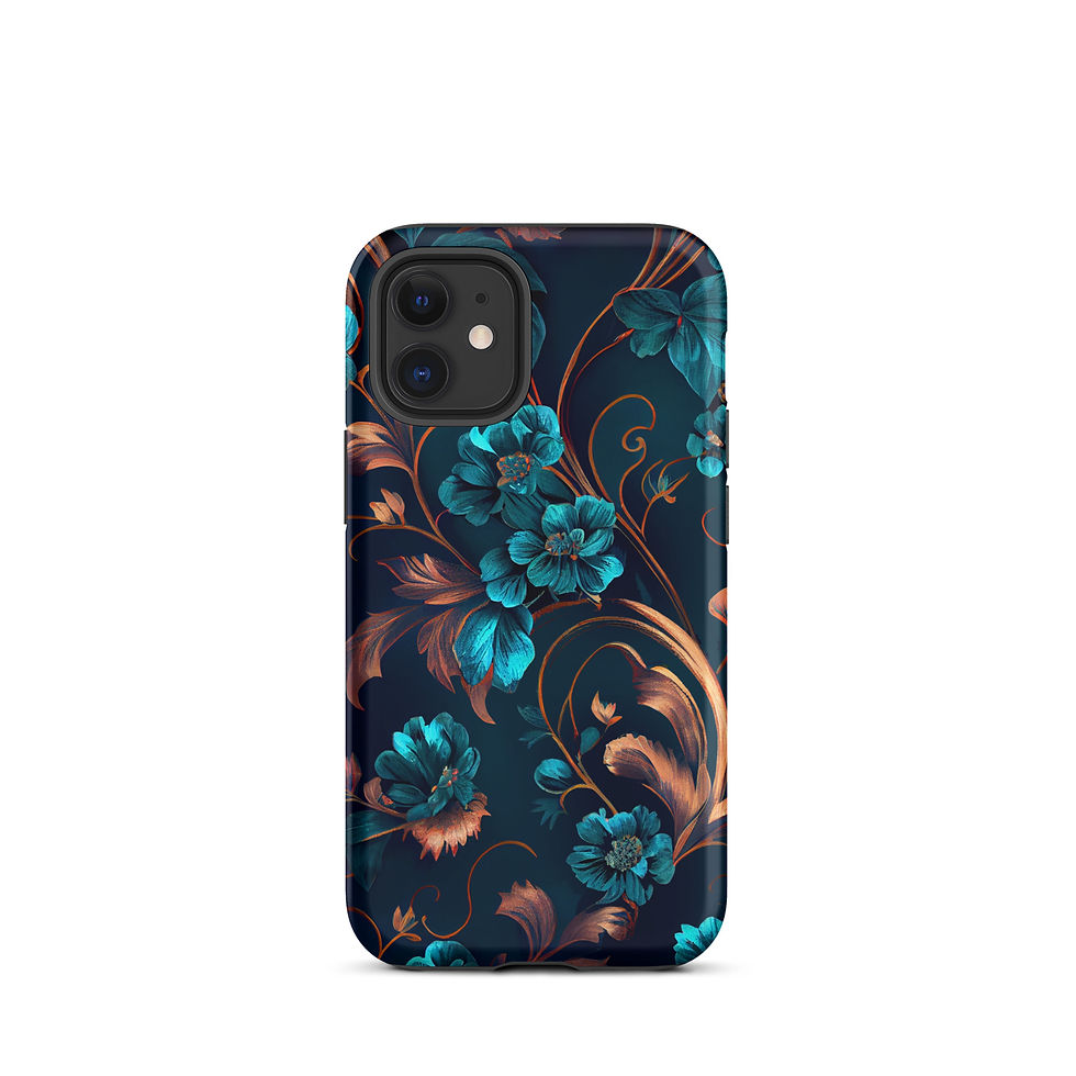 Thumbnail: Flowers & Filigree - Tough iPhone® Case