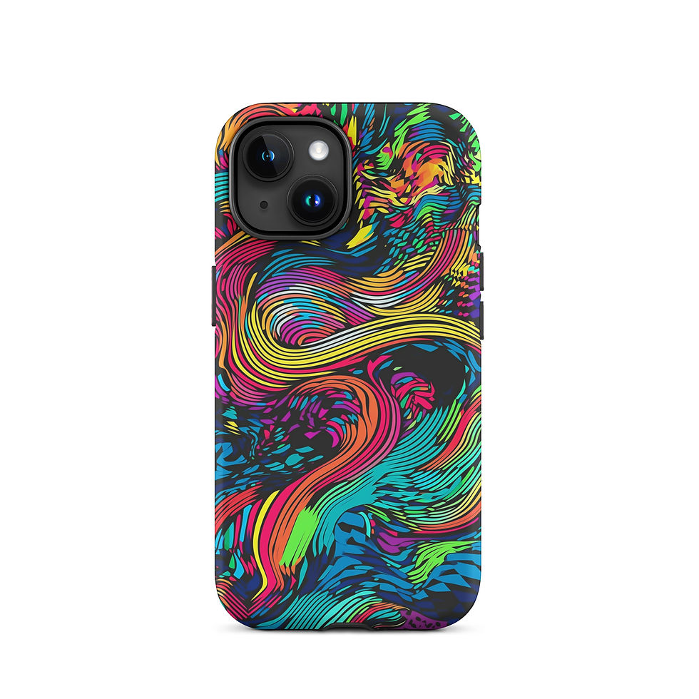 Thumbnail: Psychedelic Dragon Scale - Tough iPhone® Case