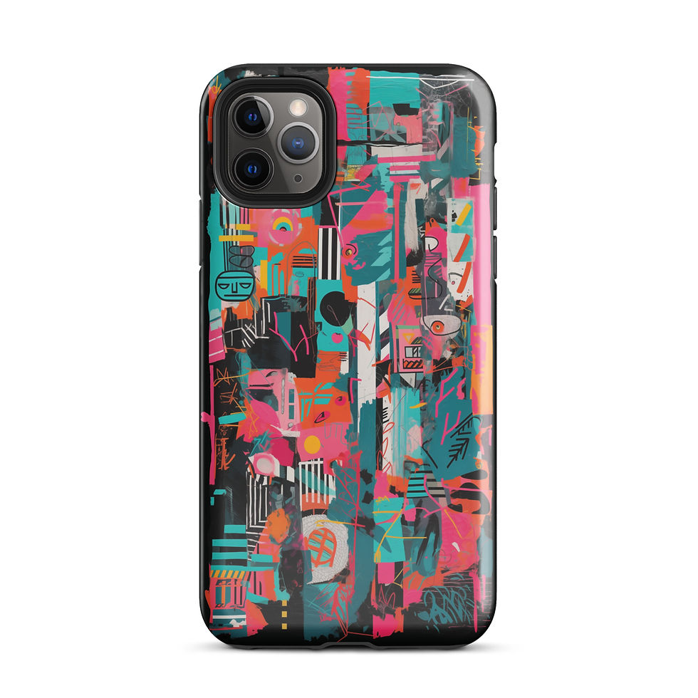 Thumbnail: Abstract Vibrant Art - Tough iPhone® Case