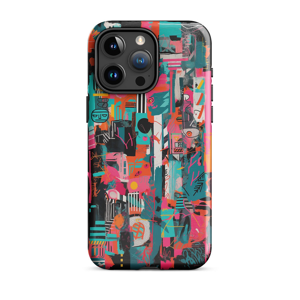 Thumbnail: Abstract Vibrant Art - Tough iPhone® Case