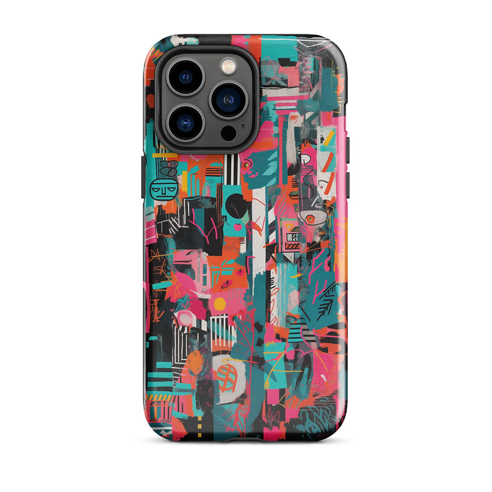 Thumbnail: Abstract Vibrant Art - Tough iPhone® Case