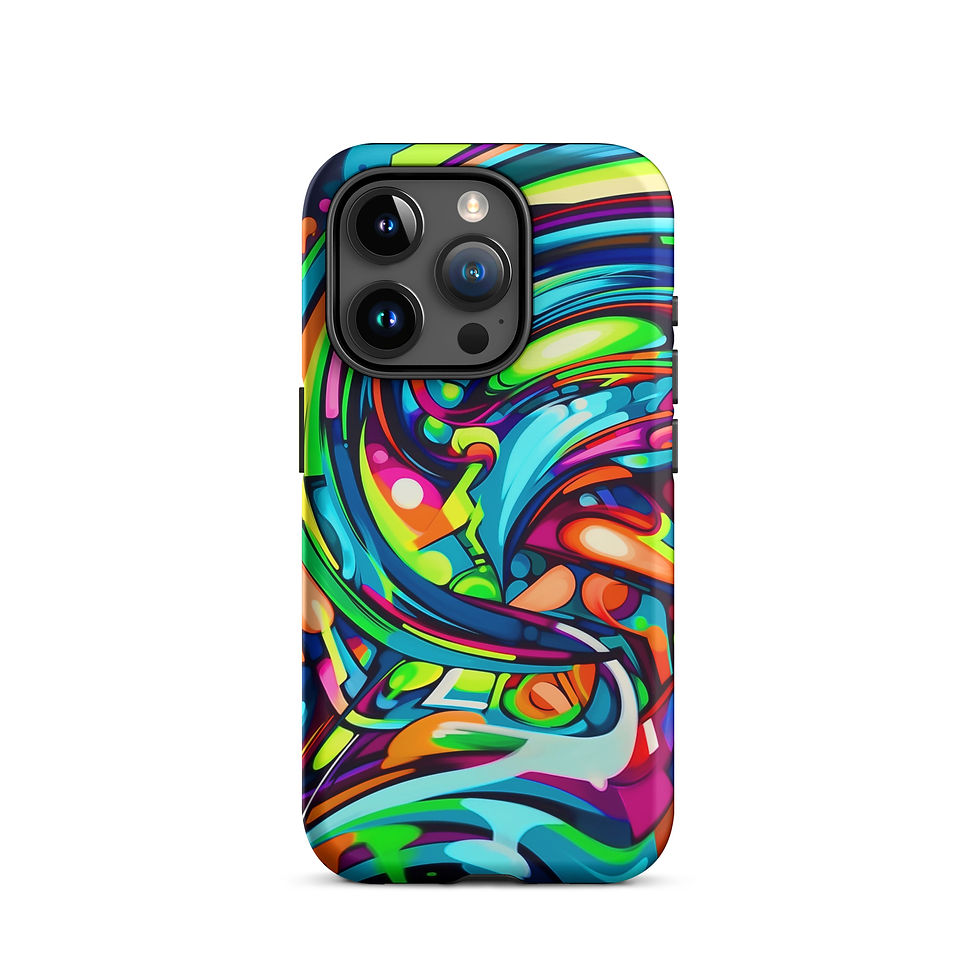 Thumbnail: Abstract Urban Spiral Art - Tough iPhone® Case