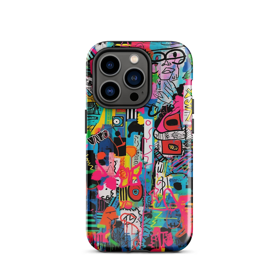 Thumbnail: Abstract Doodles - Tough iPhone® Case