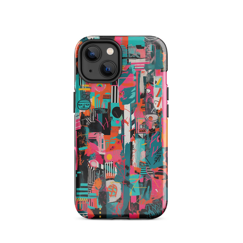 Thumbnail: Abstract Vibrant Art - Tough iPhone® Case