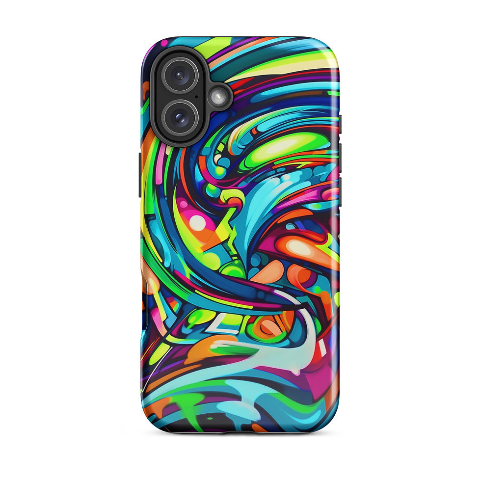 Thumbnail: Abstract Urban Spiral Art - Tough iPhone® Case
