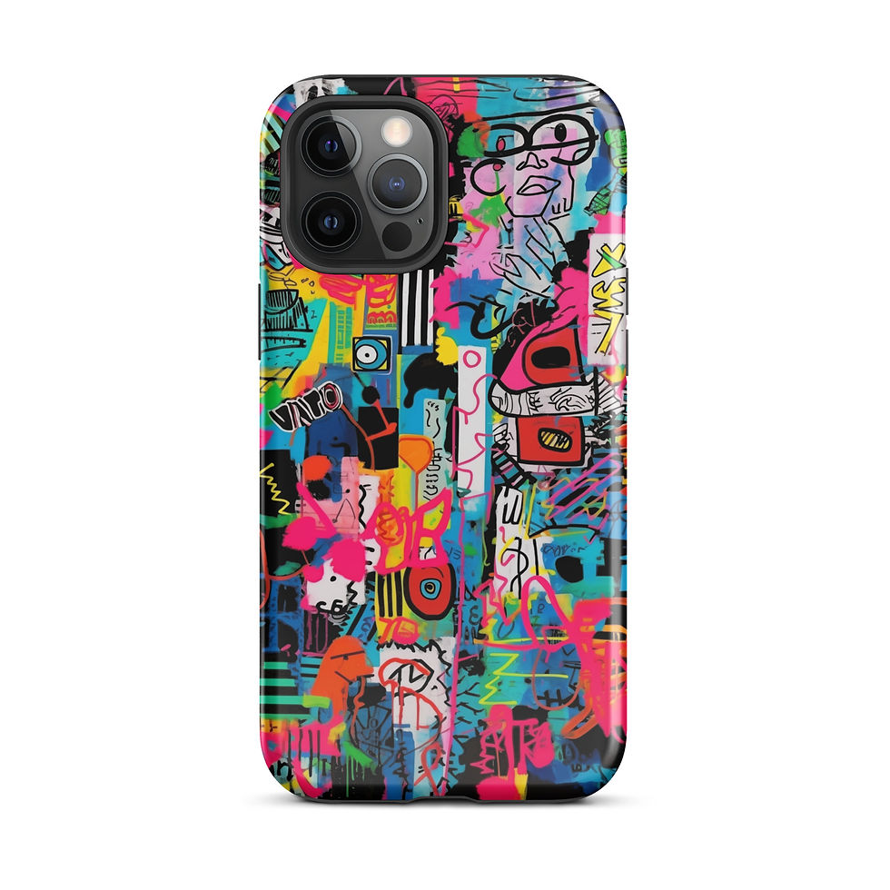 Thumbnail: Abstract Doodles - Tough iPhone® Case