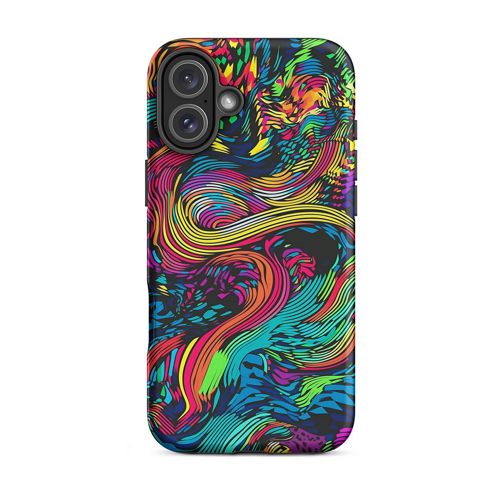 Thumbnail: Psychedelic Dragon Scale - Tough iPhone® Case