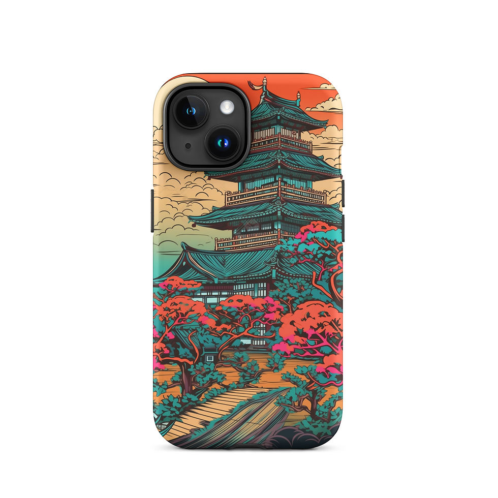 Thumbnail: Japanese Temple - Tough iPhone® Case