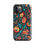 Thumbnail: Floral Wallpaper Pattern - Tough iPhone® Case