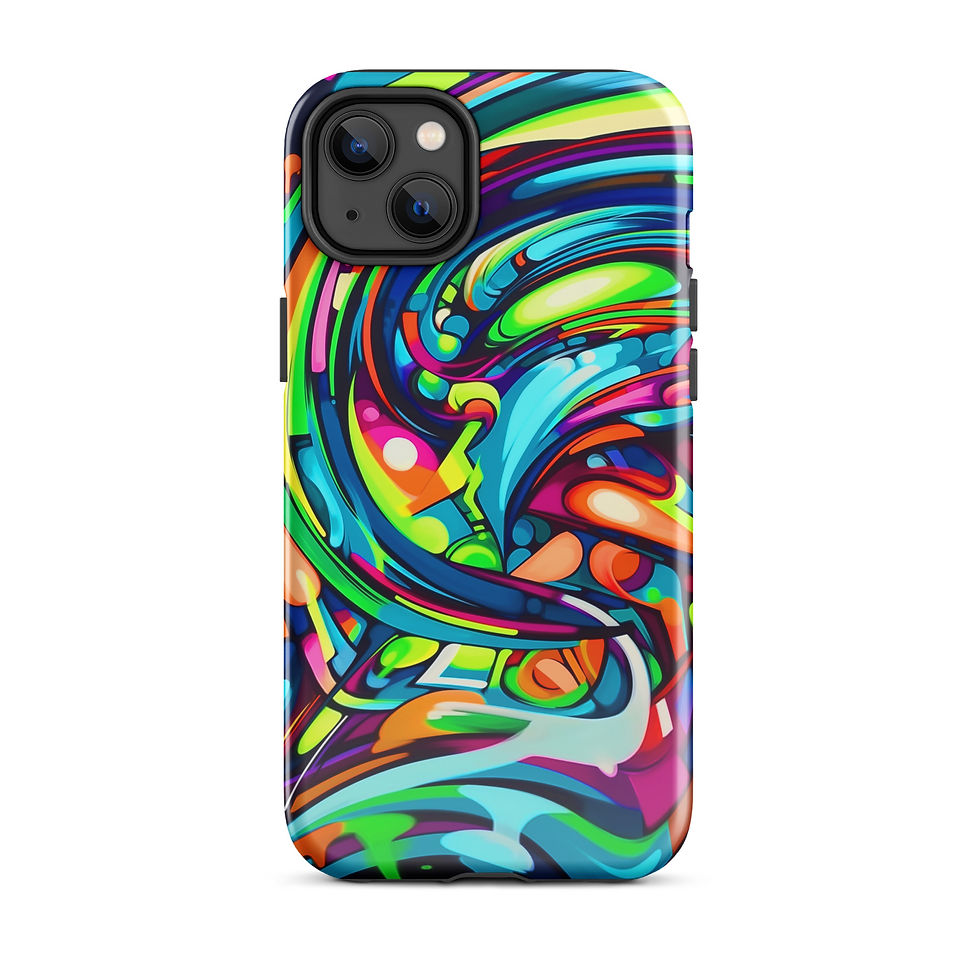 Thumbnail: Abstract Urban Spiral Art - Tough iPhone® Case