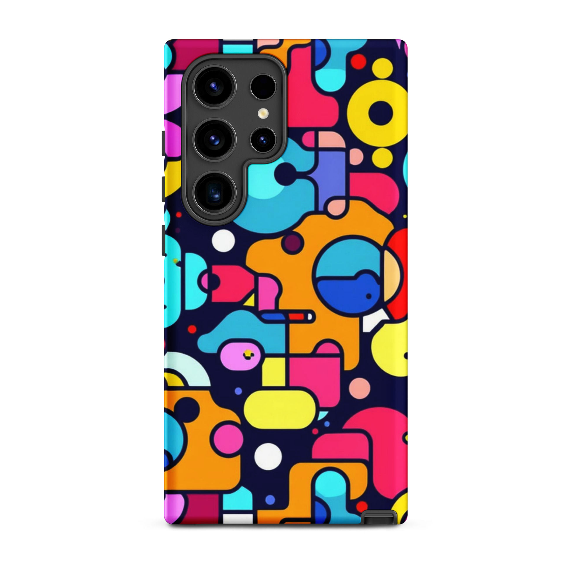 Geometric Bubble Pattern - Tough Samsung® Case