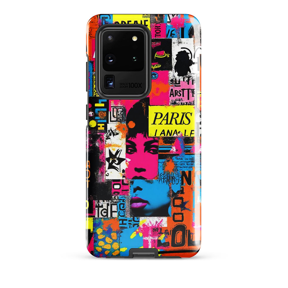 Thumbnail: French Poster Collage - Tough Samsung® Case