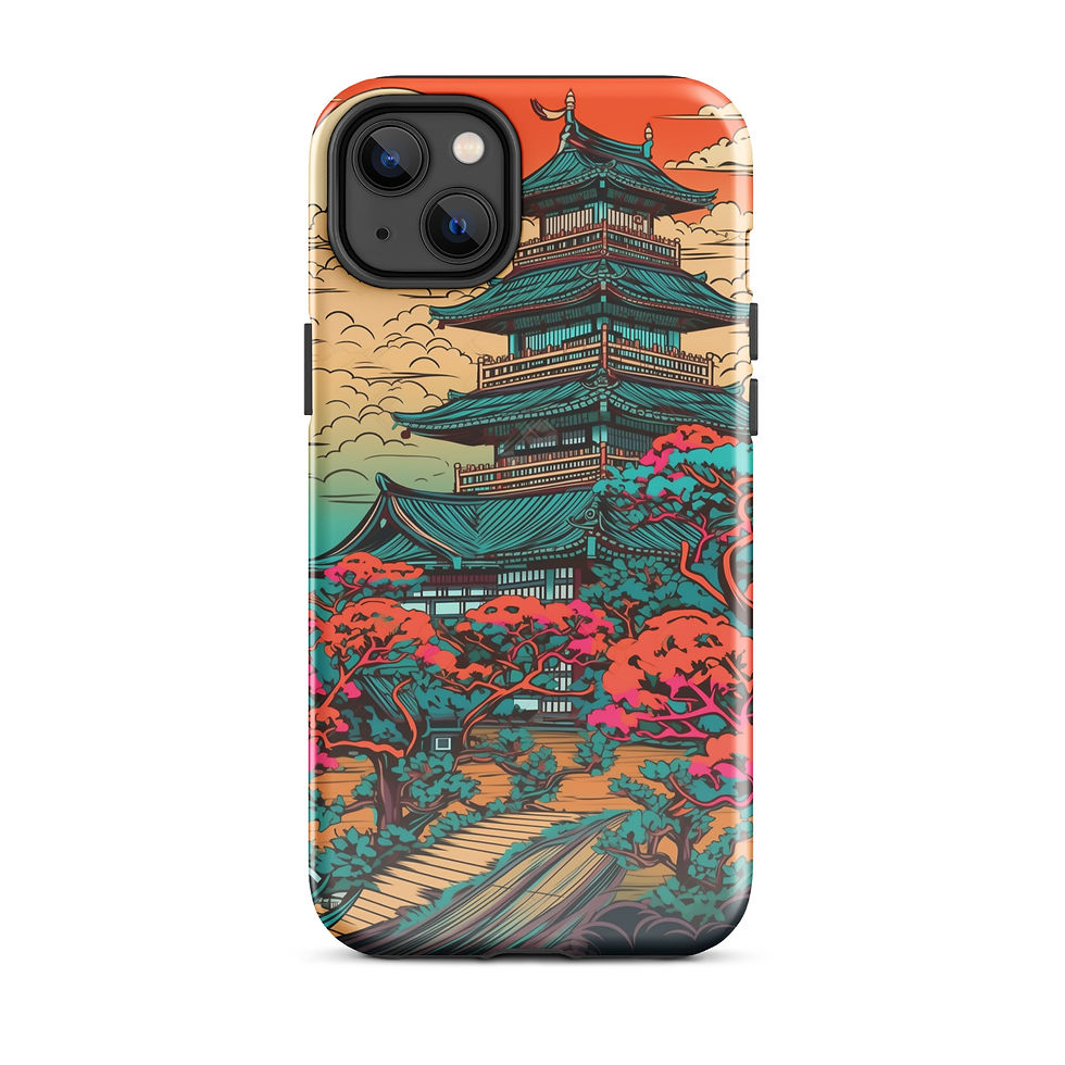 Thumbnail: Japanese Temple - Tough iPhone® Case