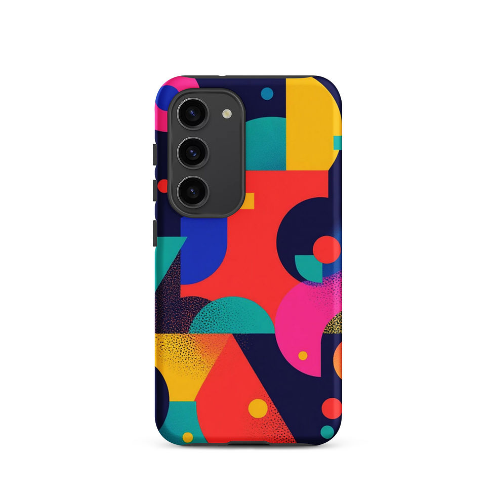 Thumbnail: Retro Geometric Abstraction No.2 - Tough Samsung® Case