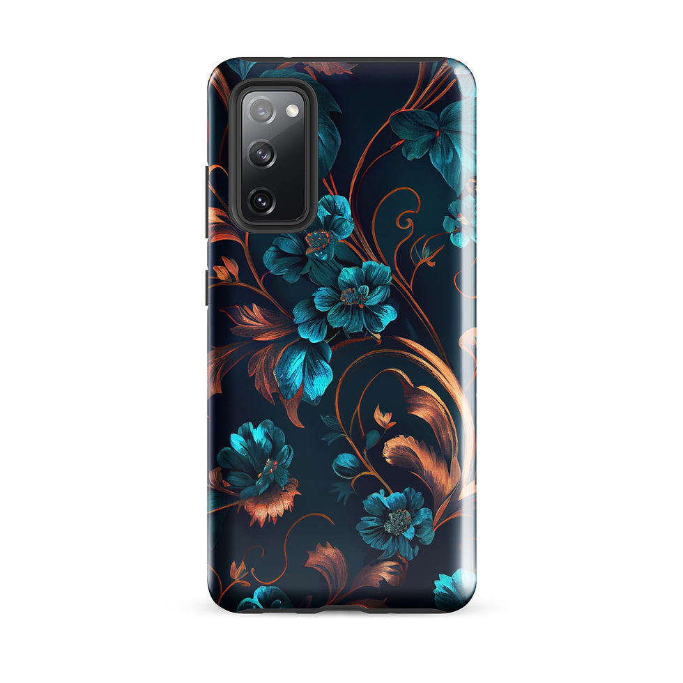 Thumbnail: Flowers & Filigree - Tough Samsung® Case