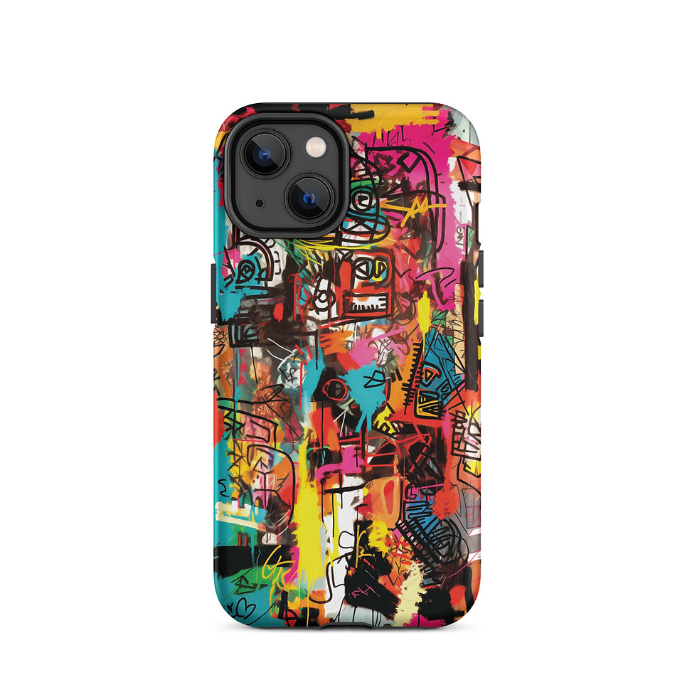 Thumbnail: Abstract Grunge Art - Tough iPhone® Case