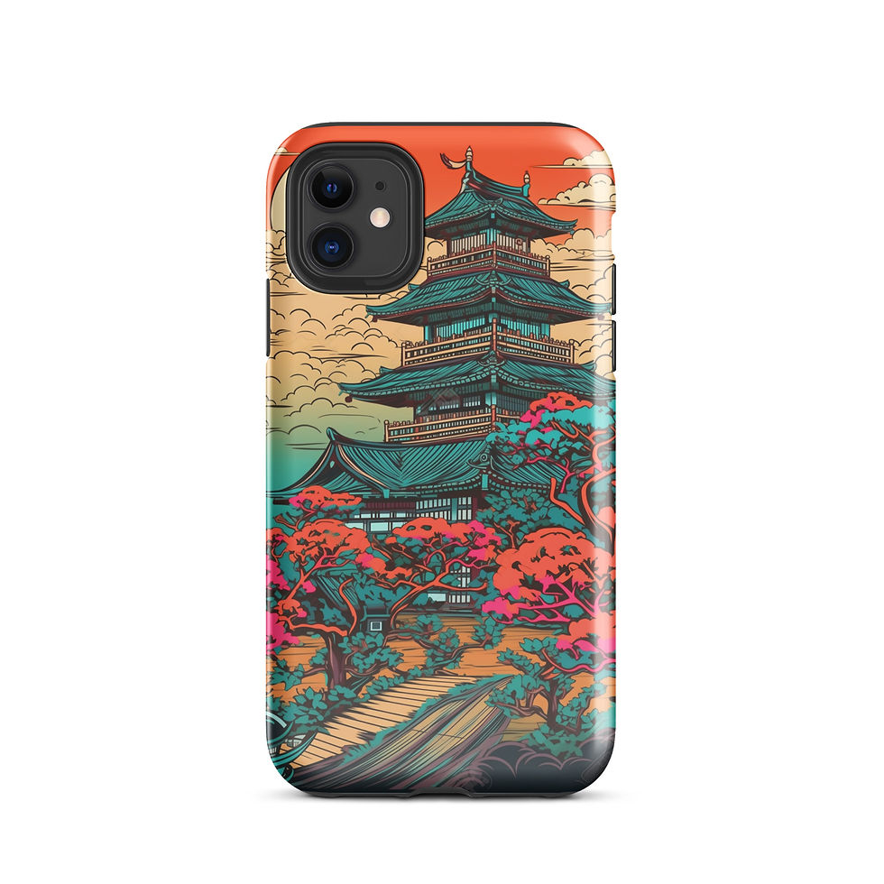 Thumbnail: Japanese Temple - Tough iPhone® Case