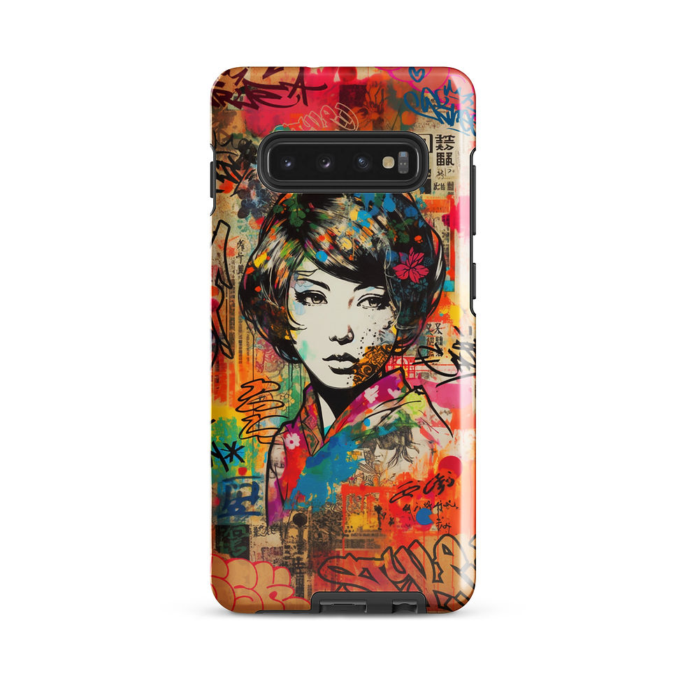 Thumbnail: Graffiti Geisha - Tough Samsung® Case