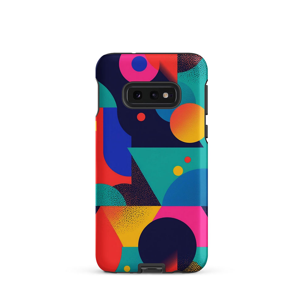 Thumbnail: Retro Geometric Abstraction No.1 - Tough Samsung® Case