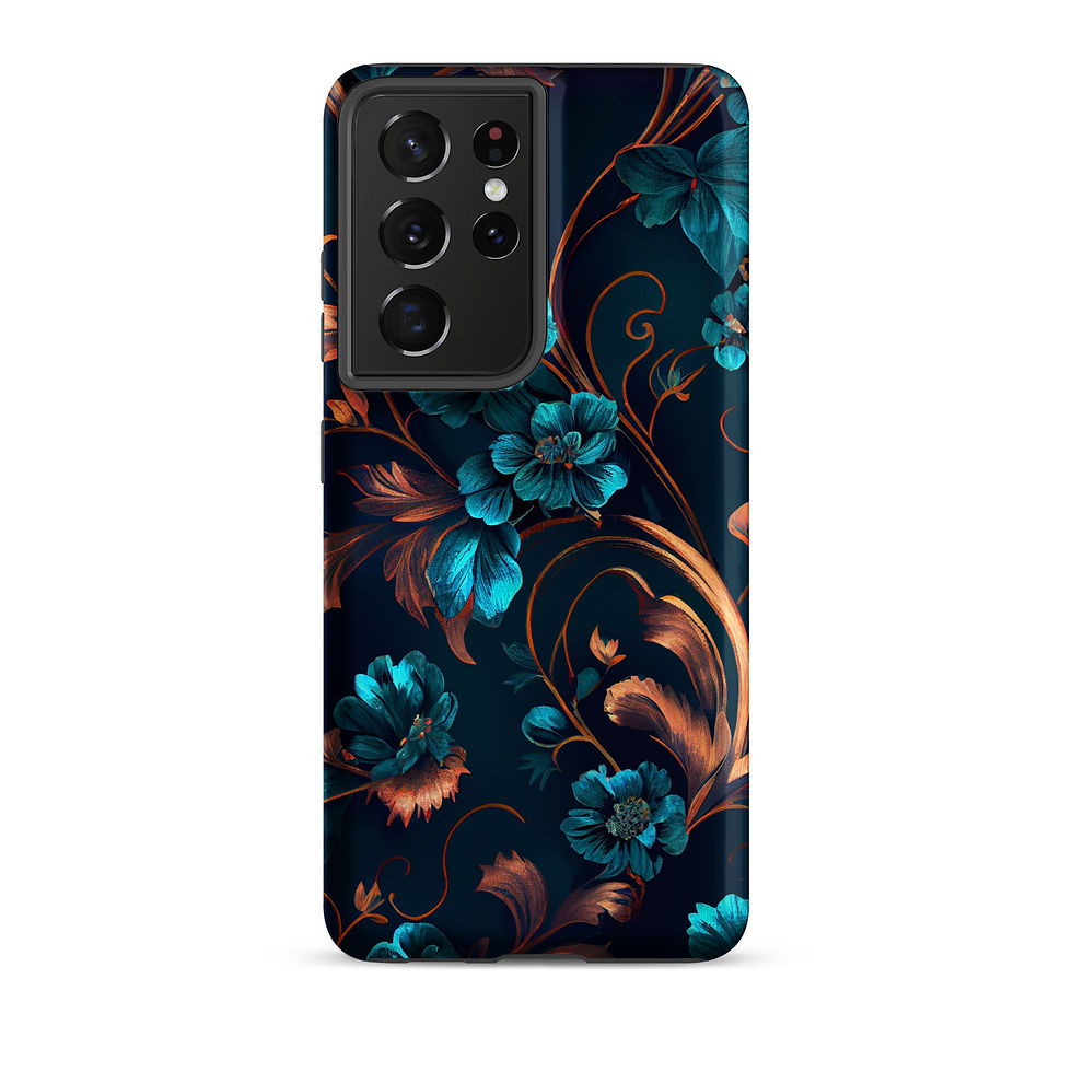 Thumbnail: Flowers & Filigree - Tough Samsung® Case