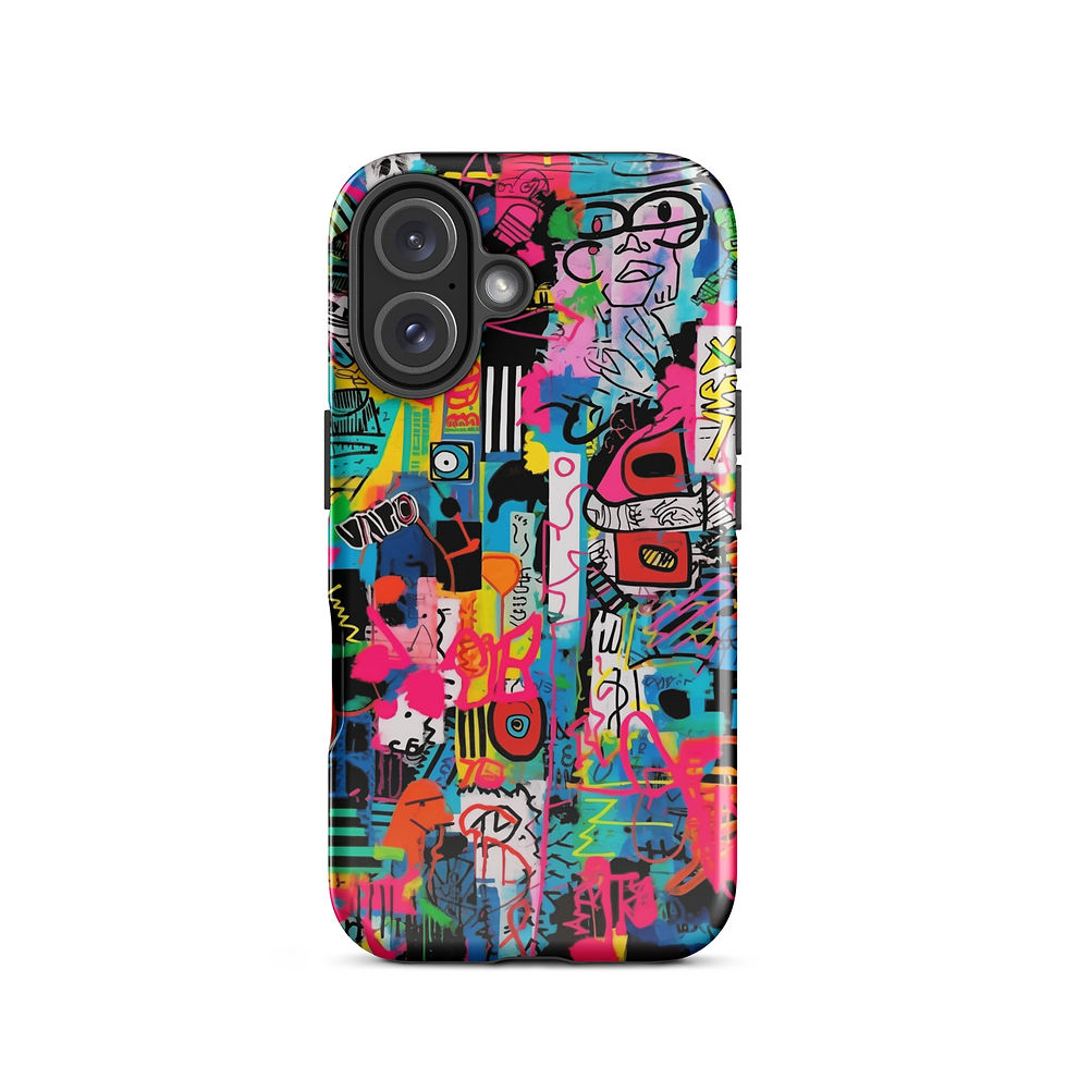 Thumbnail: Abstract Doodles - Tough iPhone® Case