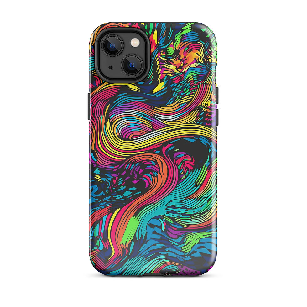 Thumbnail: Psychedelic Dragon Scale - Tough iPhone® Case