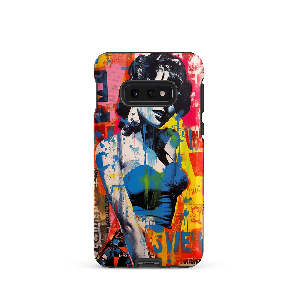 Thumbnail: Pinup Stencil Collage - Tough Samsung® Case
