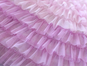 Purple tulle dress